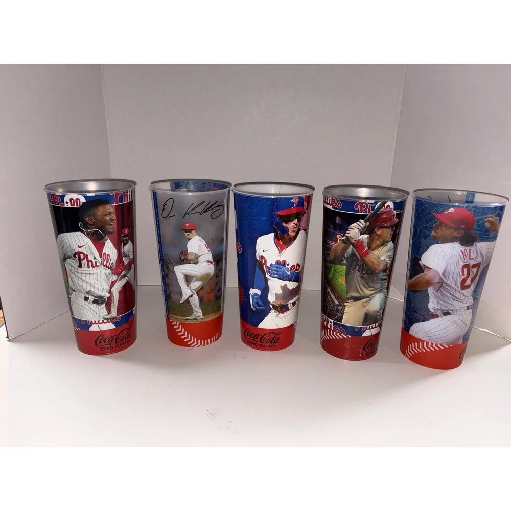 Realmuto, Nola, Kerkering, Rojas, Stott 44oz Cups‎ 2022-23 PHILADELPHIA PHILLIES